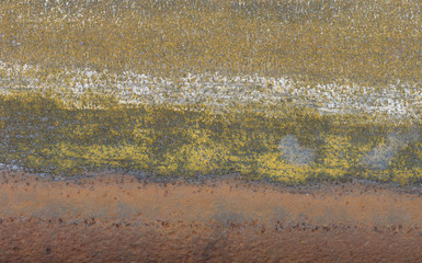 rusty steel pattern - close up of steel rail