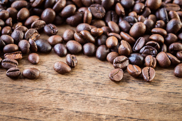 roasted coffee beans, can be used as a background