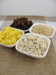 Variation aus Müslizutaten