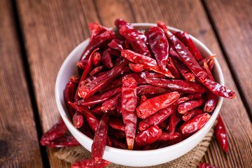 Portion of red Chillis