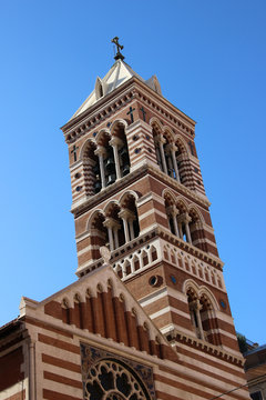 Rome,Italy,Via Nazionale,church.