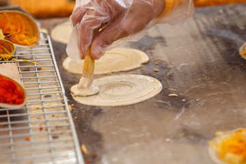 Pancake dessert is one of Thailand.