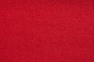 Fotobehang Stof Close up van een rode stof textieltextuur