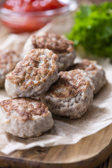 Small homemade Meatballs