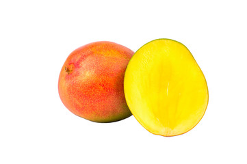 Fruit mango with half