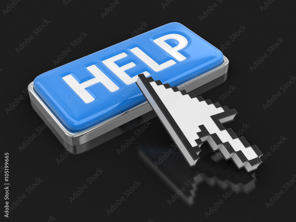 cursor and button help. image with clipping path