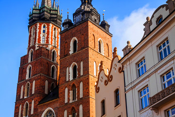 Obraz premium Saint Mary Basilica in Krakow