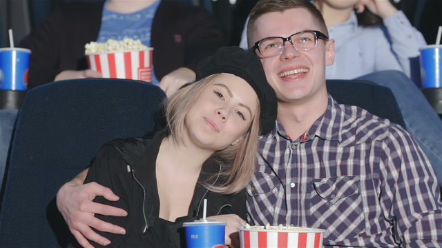 Couple at the session in the multiplex