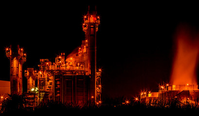 A photo of power plant industrial 