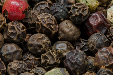 Peppercorns Close Up