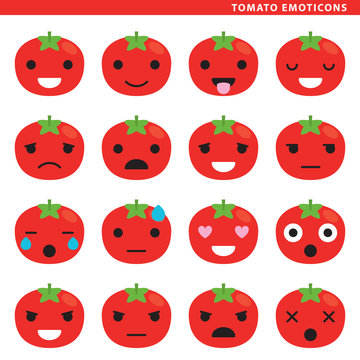 Tomato emoticons
