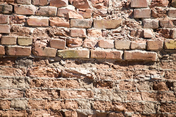 background of an old brick wall