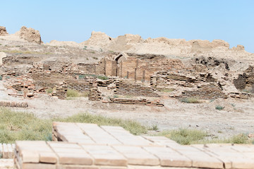 Obraz premium the ruins of the ancient city Sauran, Kazakhstan.