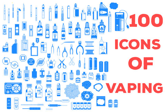 100 icons of vaping
