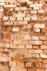 Old brick wall as background