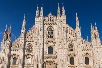Fototapeta premium Duomo Cathedral of Milan Italy