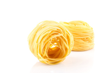 Fettuccine pasta nest