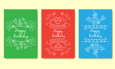 frame for text. Happy Birthday. 