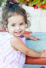 Fototapeta premium Portrait of a little girl