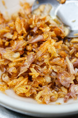 Deep fried garlic.