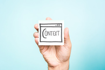 Context word. Internet marketing.