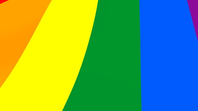 Rainbow flag, loop able, 4k UHD