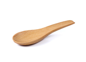 Wooden Spoon isolated on white background