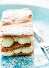 millefeuille with vanilla cream