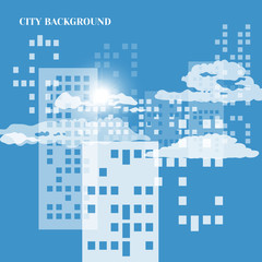 Naklejka premium Abstract background of city