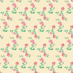 Fototapeta premium floral seamless pattern