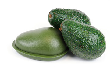 avocado and its container