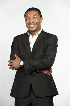 Formal Attire Black Male Laughing