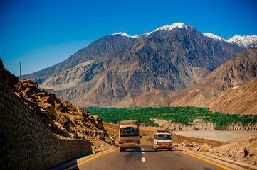 Karakorum Highway in Pakistan