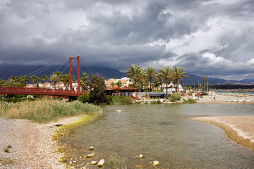 Rio Verde in Marbella at Costa del Sol in Spain