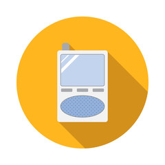 Radio baby monitor icon, flat style © juliars