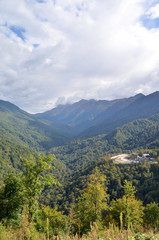 Fototapeta premium View of the ridge Achishkho