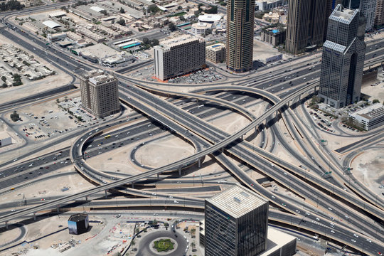 Dubai road junction