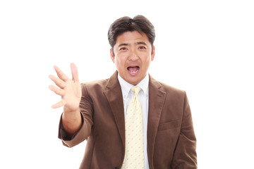 笑顔のビジネスマン