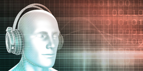 Man Wearing Earphones