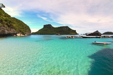 Fototapeta premium the paradise island in trang thailand
