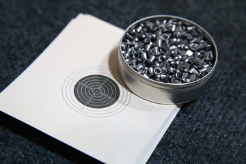 Training and competition of air rifle