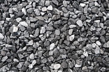 Pattern grey gravel granite texture background for mix rock concrete pattern in construction...