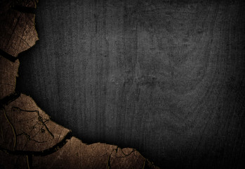 cracked wood background