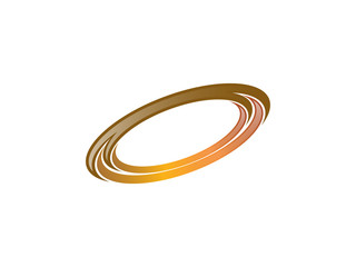 cirle swoosh logo ellipse