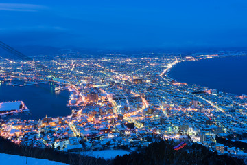 Fototapeta premium 函館山からの夜景