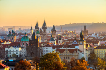 Prague skyline. Czech Republic