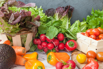 Verschiedenes frisches Gemuese