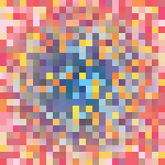 Vector background pattern in a pixel art style