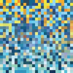 Vector background pattern in a pixel art style