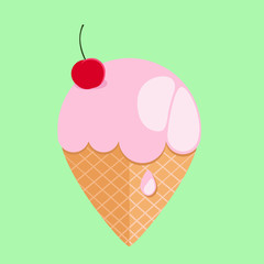 Рожок мороженное